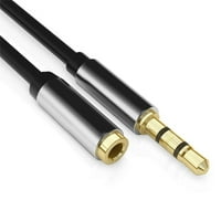 Premium slušalice pozlaćeni utikač Jack Audio produžni kabel au kabel muški do ženskog Extender bijeli