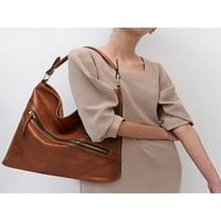 Rejlun Ženske torbe sa zatvaračem Crossbody torbe Dizajner odvojive torbe na rame Multi džepovi Dame Klasična gornja ručka Retro hobo hobo zelena