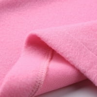 Ženski vrhovi Žena Umjetna vuna Elegantna boja klima tanka ženska dugačka kaput gornja odjeća ružičasta
