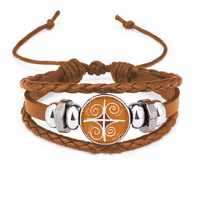 Brown Mexico Totems drevne civilizacije narukvica na narukvicu nakit nakit
