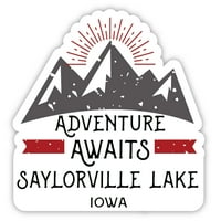 Saylorville Lake Iowa Suvenir Magnet Avantura čeka dizajn