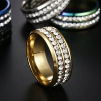 Do 50% popusta, DVKPTBK Prstenovi dame Modni dvostruki dijamantski modni kreativni ženski nakit pokloni