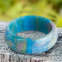 Prstenovi Šareni prstenovi Girls Women za prstenje Jednostavni stil Plavi oblaci Ring Rainbow prsten