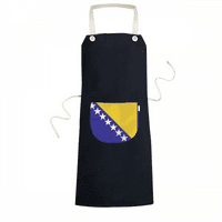 Bosna i Hercegovina Nacionalna zastava Zemlja pregača Bib Sarong Kuhanje Pečenje Kuhinjski džep Pinafore