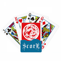 Papir-Cut Snake životinja Kina Zodijak Art Score Poker igračka kartica INDE IGRE