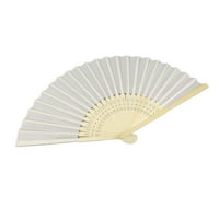 Delikatni gravirani ručni ventilator - fina izrada, dugotrajni, jednostavan za grip bambus - savršeni