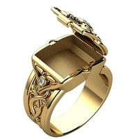 Mnjin lično prstenovi otvoreni top muški i ženski prstenovi popularni par zvoni zaljubljeni pokloni