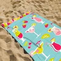 Sdjma ručnik za peskot na plaži - Brzo brzo suhi pijesak Besplatan kompaktni kompaktni kamp na otvorenom