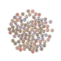 Mješovite mozaičke pločice okrugli stakleni mozaik Štampani stakleni ovalni dragulji za nakit DIY zanate