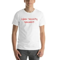 Rukom pisani cyber sigurnosni specijalistički majica kratkih rukava majica s nedefiniranim poklonima