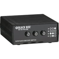 Black Bo 4-to-CAT 10-GBE ručni prekidač