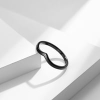 SKPBlutn prstenovi za ženske djevojke za kćer majci u obliku srca u obliku srca u obliku srca u obliku srca od titanijum čelične ženske glatke obične ruže zlatne prstenove prstenastog prstena