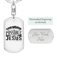 Moguće sa Isusom Markom 9: Ključ od nehrđajućeg čelika ili 18K zlatni tag za pse