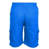 Penskeiy muške plus veličine Teretne kratke hlače Višestruki džepovi opuštene ljetne plažne kratke hlače