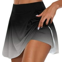 Knqrhpse suknje za žene Ljetne haljine za žene Ženske ležerne printe Tenis suknje Yoga Sport Active