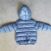 Zimske kapute za djecu za djecu dječake Djevojke ultralight puffer podstavljene jakna, kapuljače za