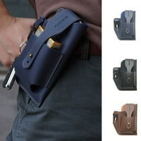 Kožna torbica za mobitelu Torbica mini struka Vintage Style Tračni torbica Pješačka za planinarenje