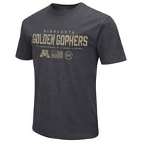 Muška Colosseum Heather Black Minnesota Golden GOFHERS Big & visoka majica za reprezentaciju OHT-a