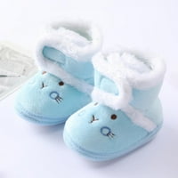 Dječji dječaci Dječji čizme, novorođenčad zimske crtane meke jedine cipele cipele, toddler snijeg tople