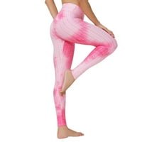 Airpow Clearsance ženska modna rasteza joga tajica fitness trčanje teretane Hlače Aktivne hlače ružičasta