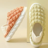 Žene lepršave zimske tople papuče blokiraju plišani klizanje na papučama unutarnjim vanjskim cipelama