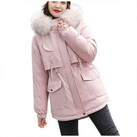 Zimske jakne za žene modni na otvoreni patentni zatvarač se ukloniti sportski termalni pamučni jakni