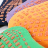 Yirtree 5pairs non klizač Skid Grip Yoga čarape Pamučni znoj apsorpcije Sportski zalihe za trampolin