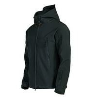 Funifet muškarci modni patentni zatvarač casual vjetrootporna jakna od labavog odjeće za planinarstvo