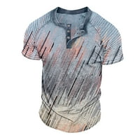 Muška majica Muška majica Raglan rukava 3D Printing Modni casual Naplaćene majice kratkih rukava Majice