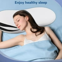 Novobey memorijski jastuk za pjenu, ortopedski jastuk za bol u vratu i ramenu, tamponi kontura sa uklonjivim poklopcem za spavanje