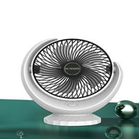 Eummy Desk ventilator Podesivi brzina brzine ventilator sa 1200mAh baterija 240 ° širokokutni kut tihi