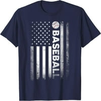 Majica američke američke zastave Baseball