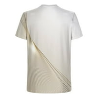 Snoarin Muške majice Plus veličina 3D digitalni tiskarski šorc rukavi okrugli vrat majica ljetni tee