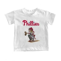 Dojenčad sitni otvor bijeli Philadelphia Phillies Kate The Locker majica