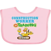 Inktastični građevinski radnik u treningu Poklon Baby Boy ili Baby Girl Bib