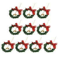 Rosarivae osjetljivi božićni bell mini garlandski privjesci za božićne dekor