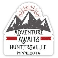 Huntersville Minnesota Suvenir Vinil naljepnica za naljepnicu Avantura čeka dizajn