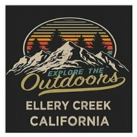 Ellery Creek California Suvenir 2x frižider magnet Istražite na otvorenom