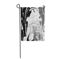 Akvarel apstraktna mahna mermerna crno-bijela u vodi za zastavu za zastavu u kabini za zastavu Baner
