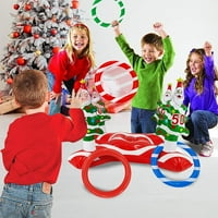 Gigning na naduvavanje Božićno drvce bacanje igračke za igranje Djeca odrasli Obiteljski čarapa Sanders Božićna zabava Favories Dekoracije u zatvorenim vanjskim igrama