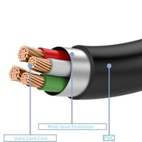 -Mains 5ft ul popisuje zamena kabela za napajanje za netgear ProsAz GSM7248-200Nas 48-portovi prekidač