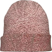 Rose Gold Pink Beanie Hat Fashion Plit Hat Soft Strouchy hip-hop spavanje za žene muškarci