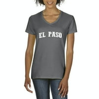 Normalno je dosadno - Ženska majica s kratkim rukavima V-izrez, do žena veličine 3xl - El Paso