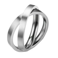 Lowrofile prstenovi za žene Djevojke jedinstveni nekomprimirani vječni prstenovi za ukrašavanje vječnih