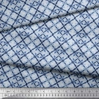 Soimoi pamučna kambrička tkaninska tkanina provjerava Tie-dye Ispiši šivanje tkanine dvorište široko