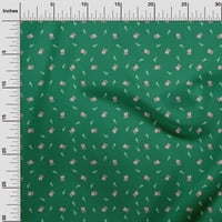 Onuoone Georgette viskoza zelena tkanina Životinjska diy odjeća za odjeću za odlaganje tkanina za ispis