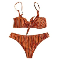 Žene kupaćih kostima Multi Color Solid Boja visoki struk Split Bikini setovi za žene kupaće kostim