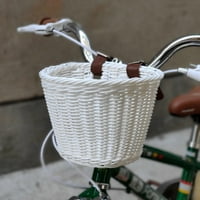 Ručica za bicikl za bicikl, prednja korpu za skladištenje odraslih, vodootporan sa kožnim trakama, biciklističkim