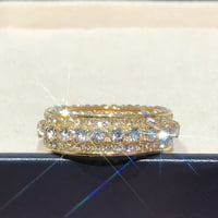 Miyuaadkai prstenovi srebrnice modni trend pojedinačni dijamantni zircon prsten ženski nakit dijamantni prstenovi za žene veličine nakita zlato 7
