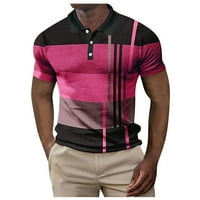 Polo majice za muškarce casual kratki rukav klasični fit vlagu-wicking performanse golf košulje u boji